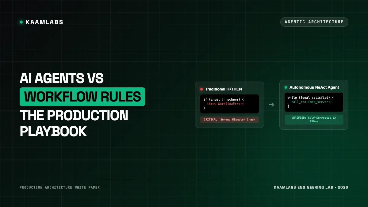Autonomous AI Agents vs. Workflow Automation